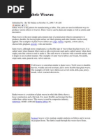 Download Types of Fabric Weaves by Pebbles Neysa Vaz SN98798704 doc pdf