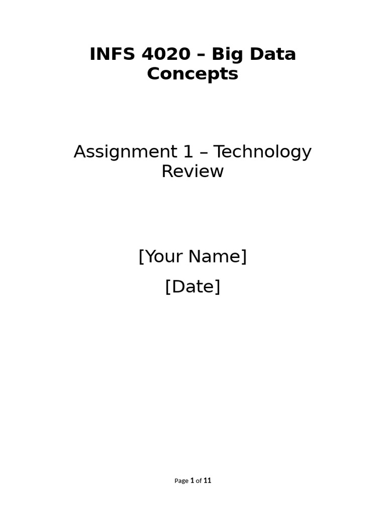Assignment 1 Technology Review | PDF | Artificial Intelligence ...