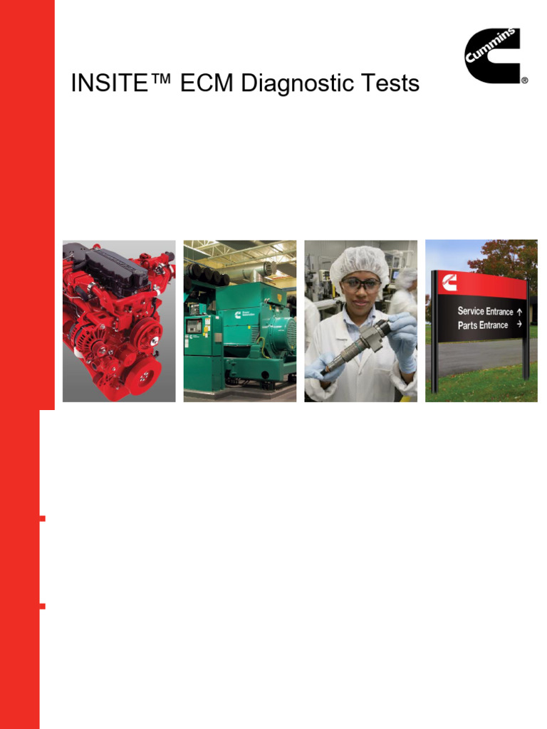 Insite Ecm Diag Tests & Adv Ecm Data | PDF