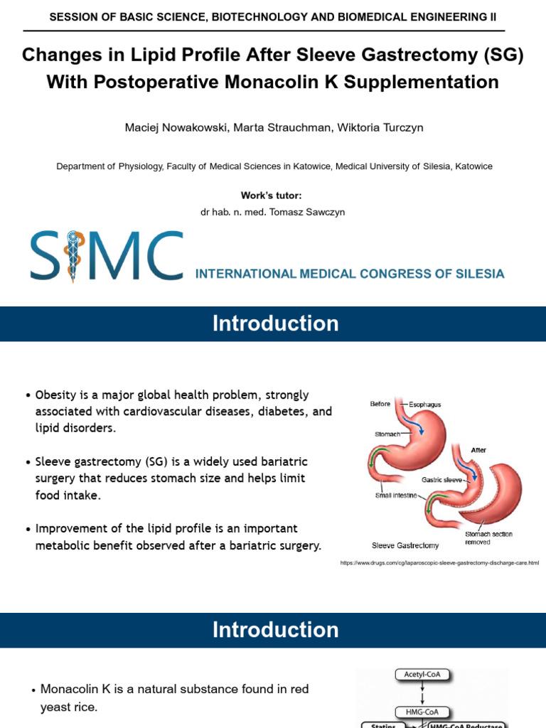 SIMC-1 | PDF | Bariatric Surgery | Cholesterol