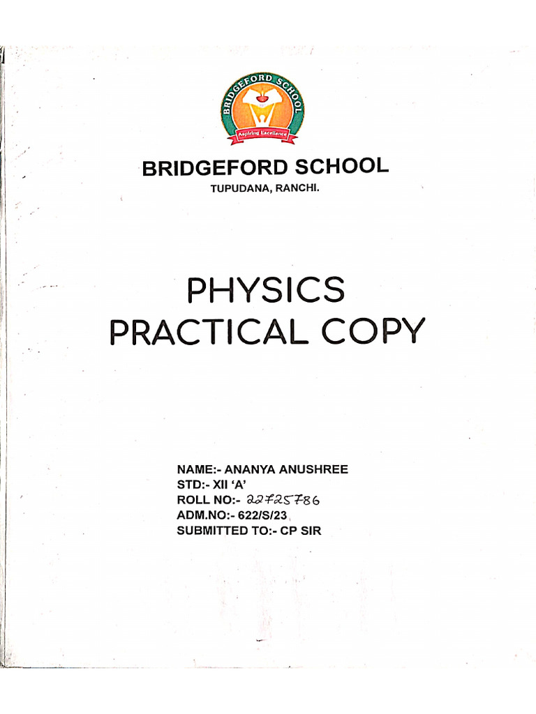 Physics Practical | PDF