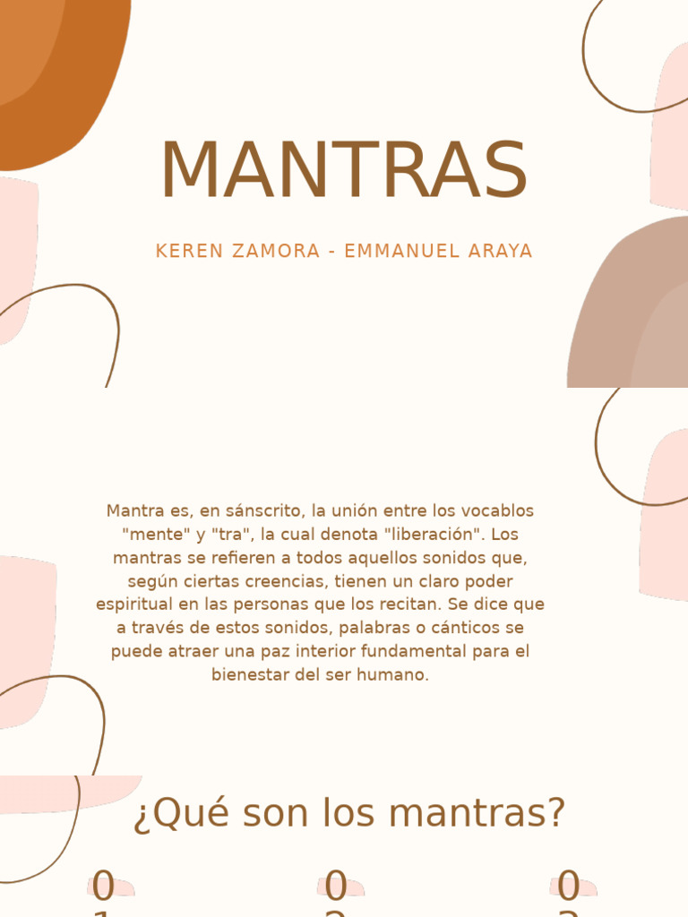Mantras | PDF | Mantra | Meditación
