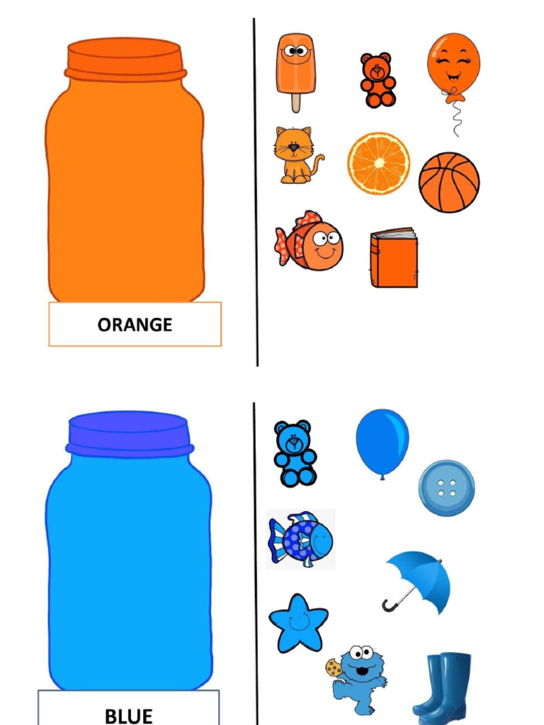 Sorting Colors Activity | PDF