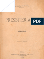 Manuel GONZALEZ PRADA Presbiterianas 2a Ed 1928