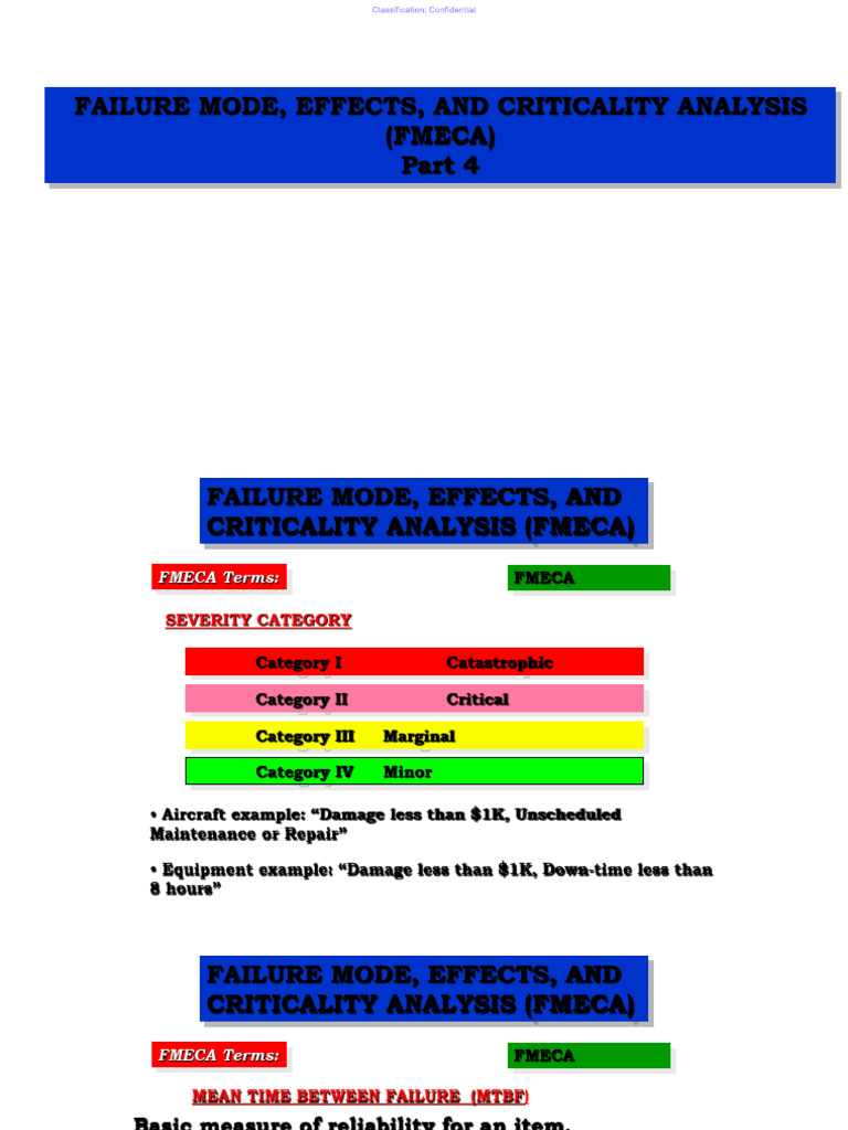FMECA Part 4 | PDF | Systems Engineering | Reliability Engineering