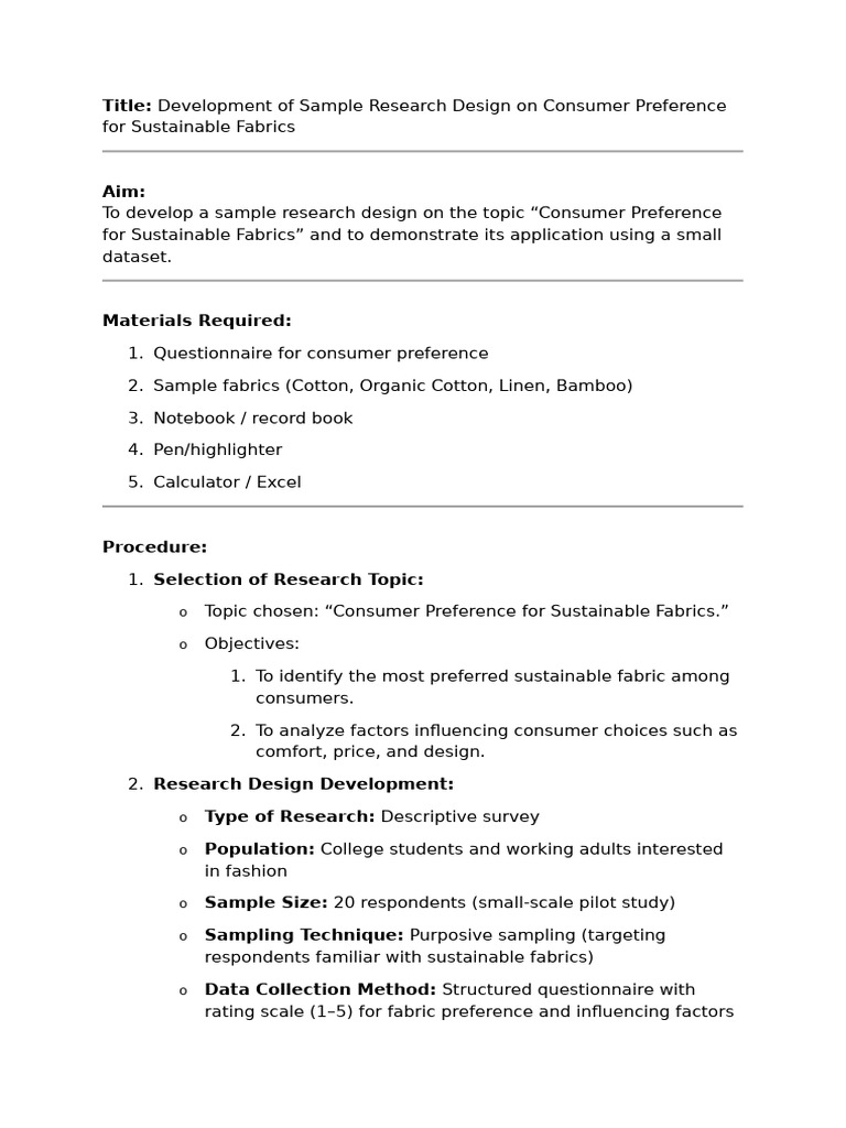 RM3 Practical | PDF | Survey Methodology | Sampling (Statistics)