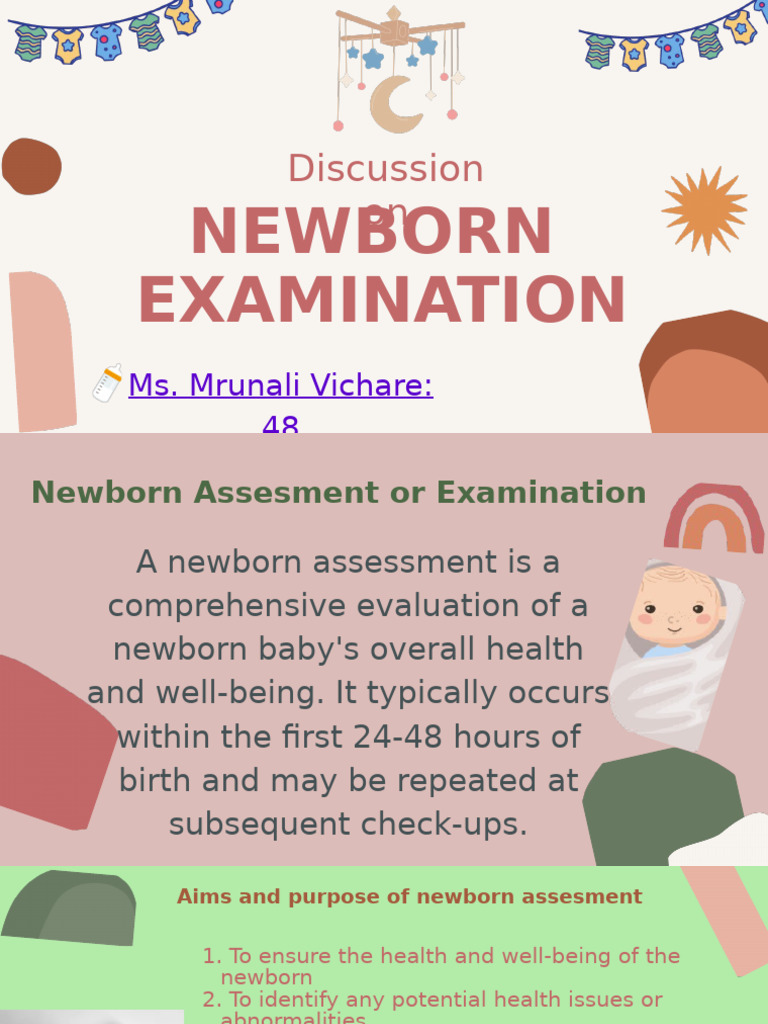 Newborn Examination - 20241001 - 184516 - 0000 | PDF | Infants ...