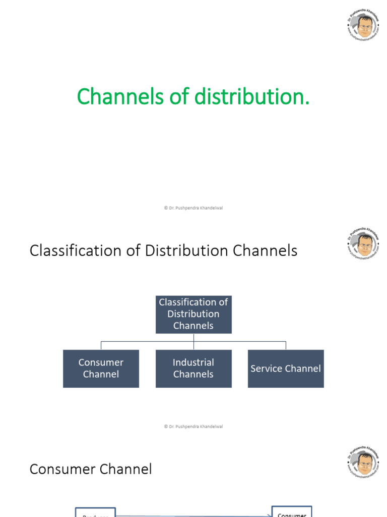 Channels of Distribution | PDF | Market (Economics) | Business Economics