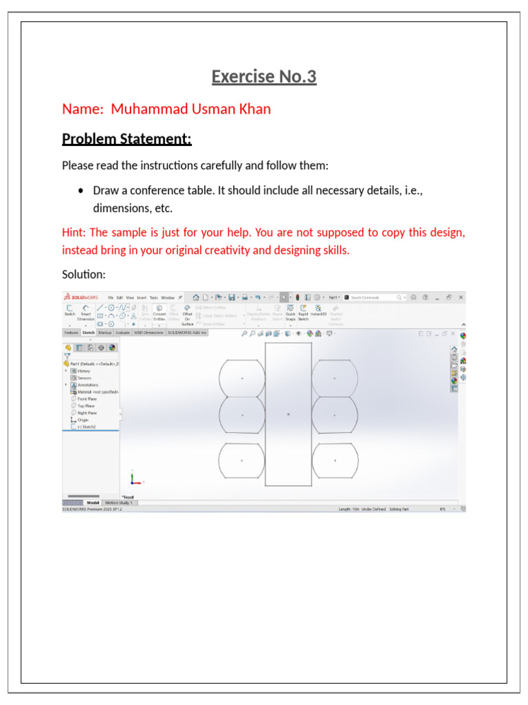 AutoCAD Exercise 3 | PDF