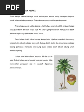 Kepentingan Pokok Kelapa Pdf
