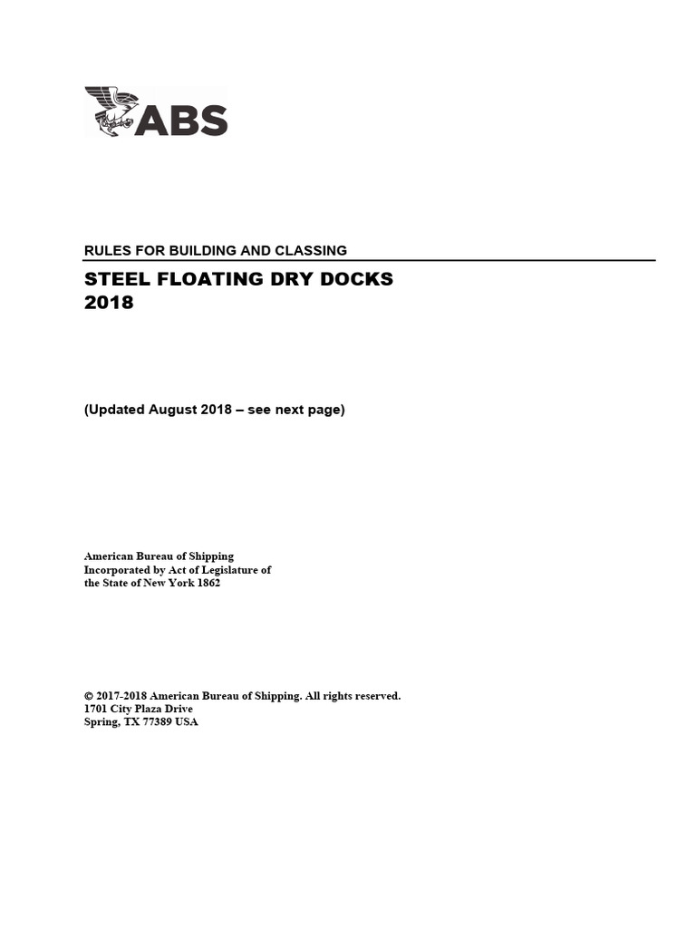 Dry Dock Rules Aug 18 | PDF | Bending | Nondestructive Testing