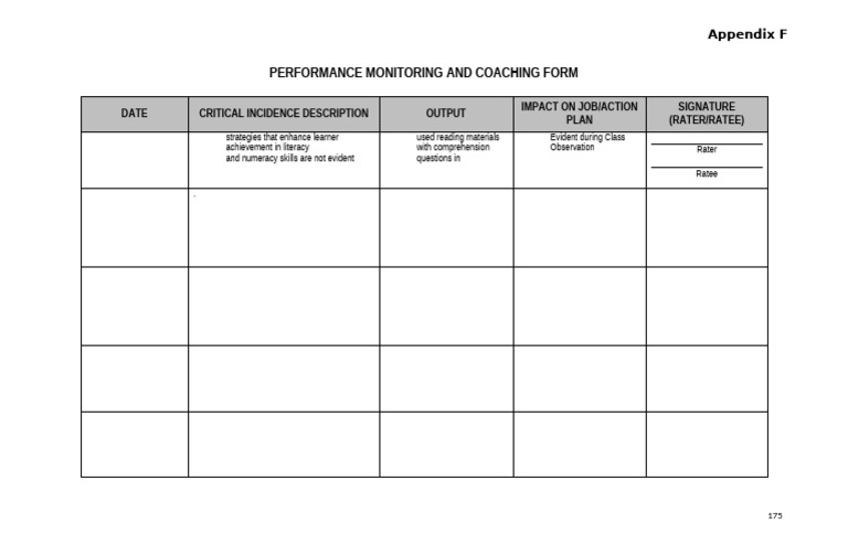 AppendixF PMCF | PDF