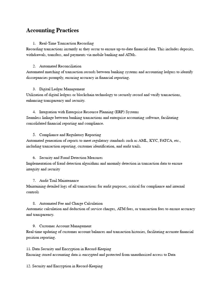 Accounting Practices | PDF