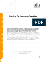 Display Technology Overview