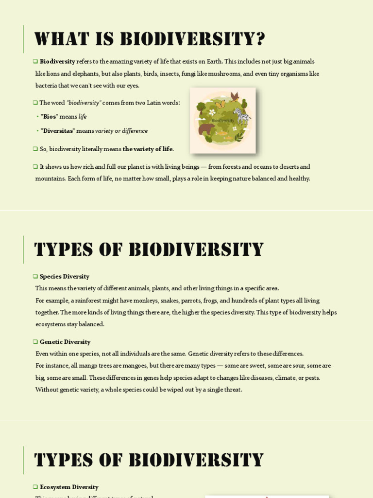Biodiversity | PDF | Biodiversity | Ecosystem