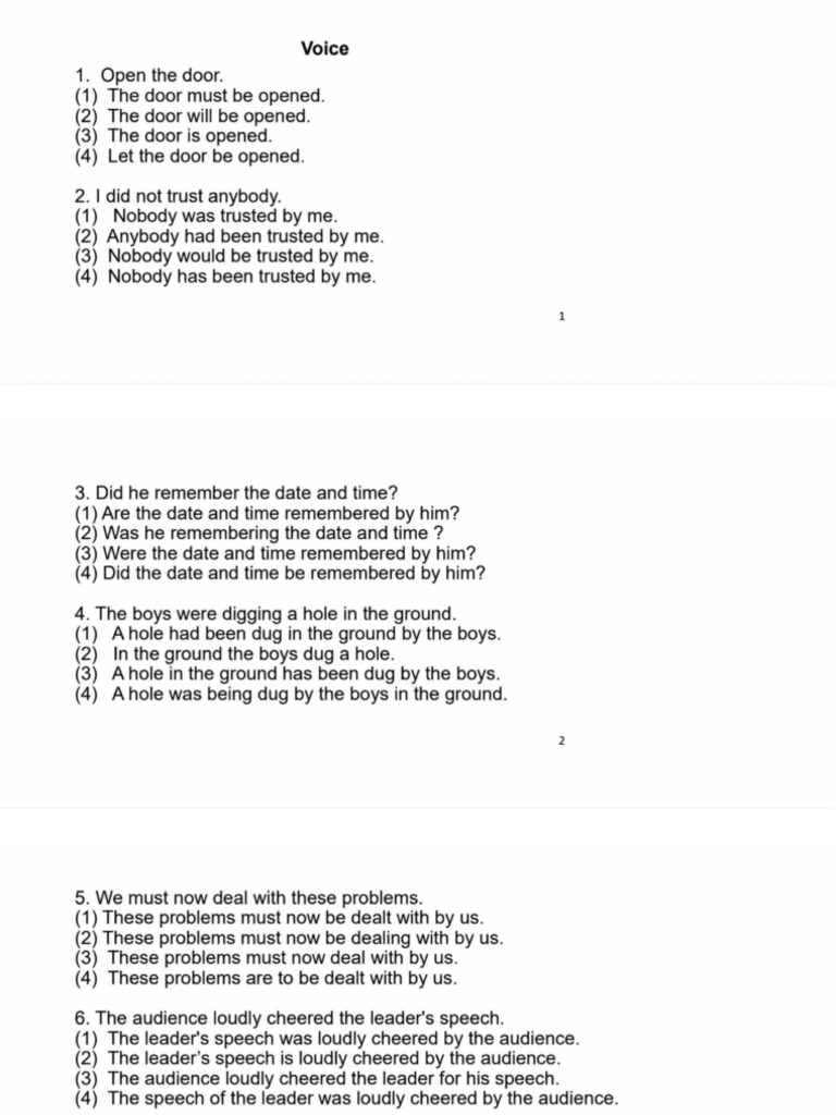 Voice Practice 03 | PDF