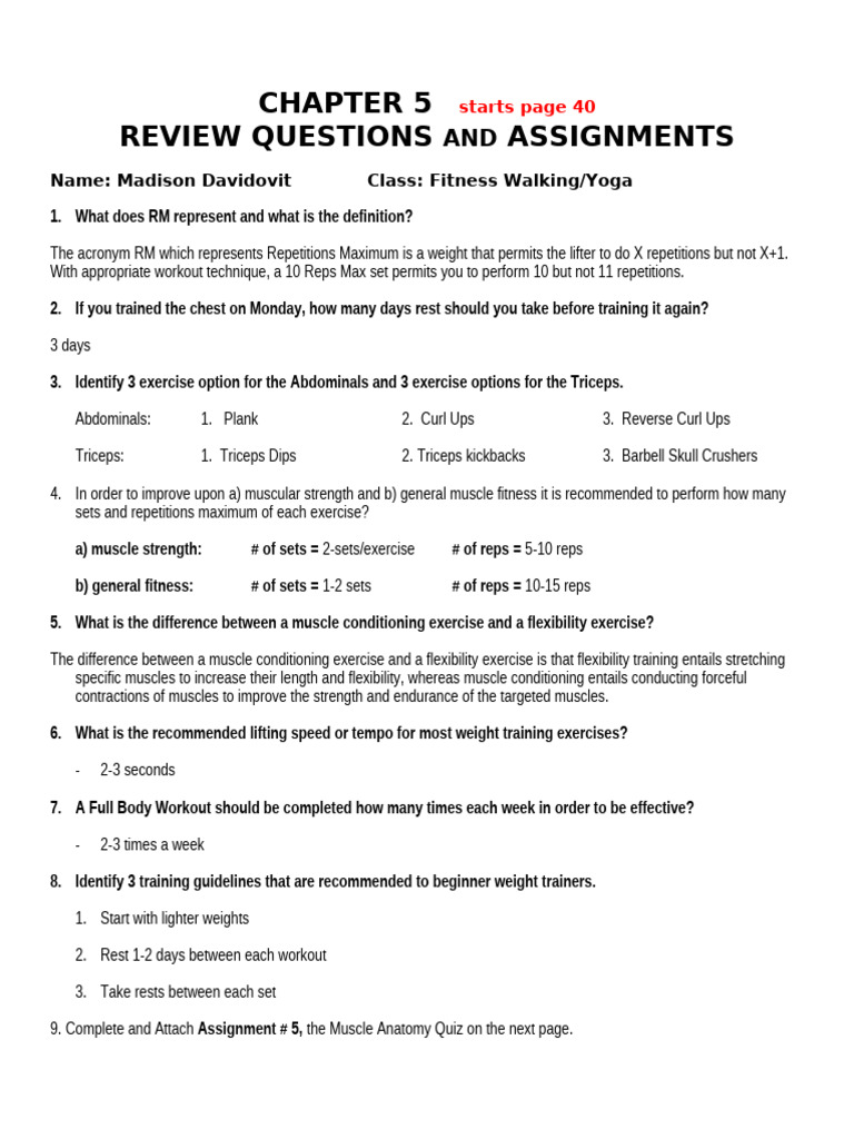 Chapters 5679 Assignments and Review Questions | PDF | Strength ...