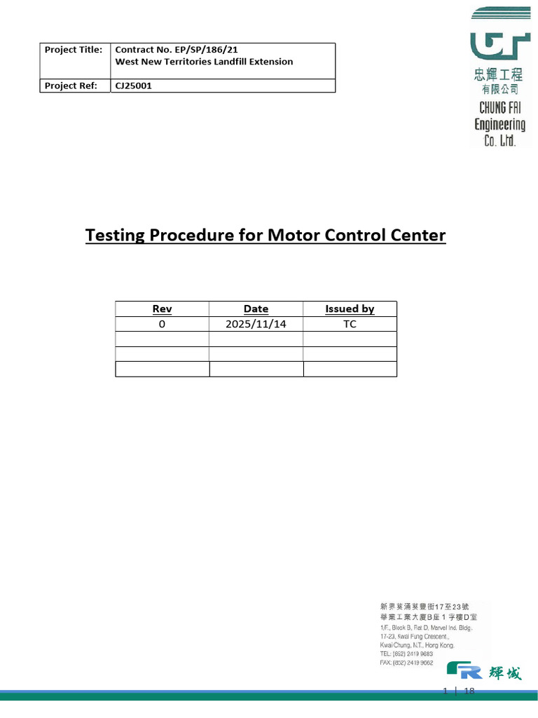Test Procedures | PDF | Insulator (Electricity) | Alternating Current