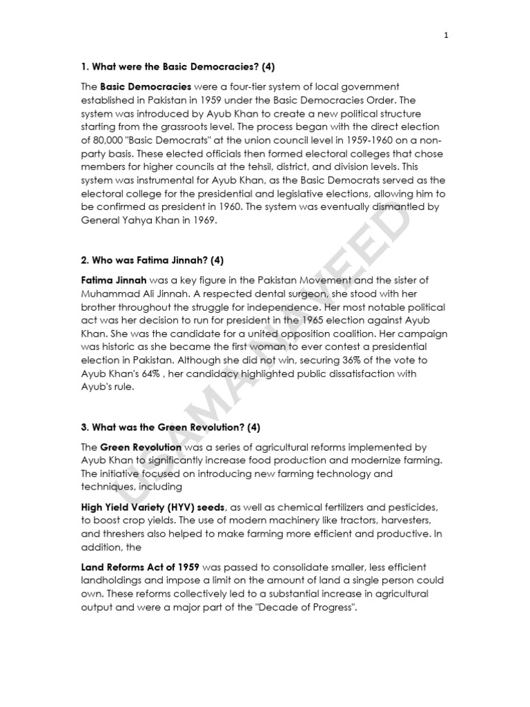 Ayub Khan26 | PDF | Pakistan | Zulfikar Ali Bhutto