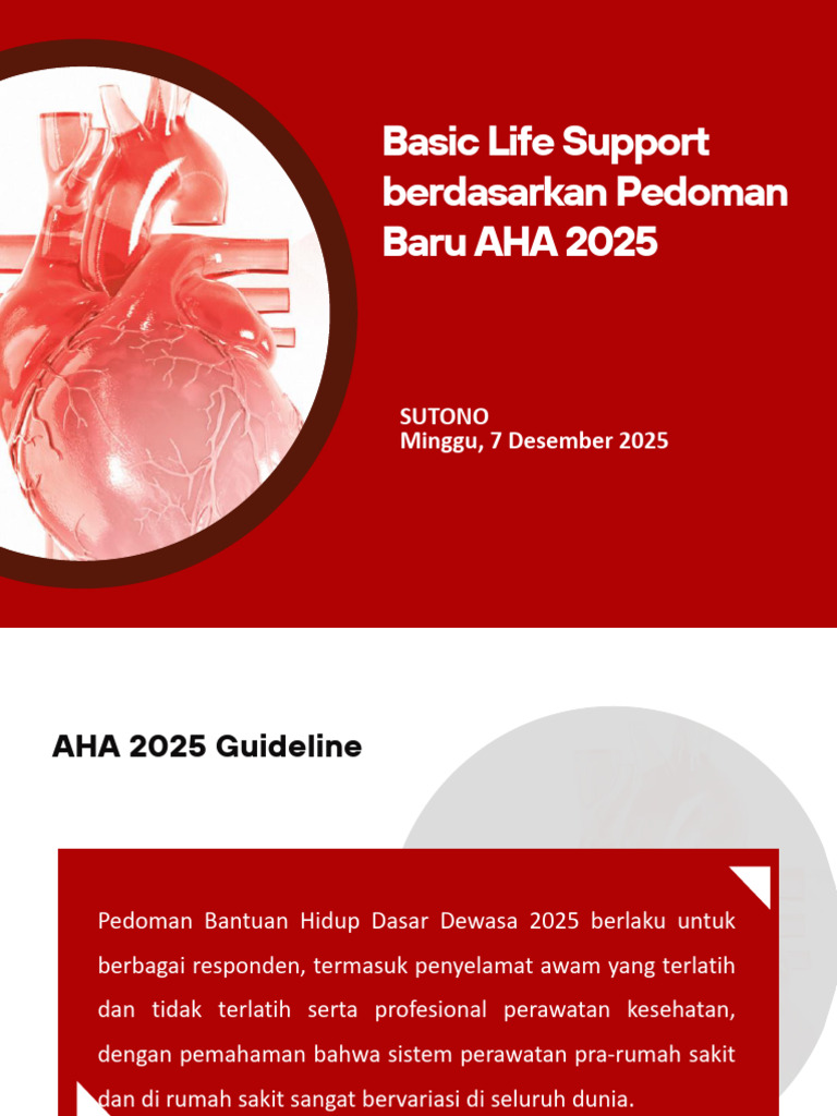 Sutono - Update BLS Berdasarkan AHA 2025 Guideline | PDF