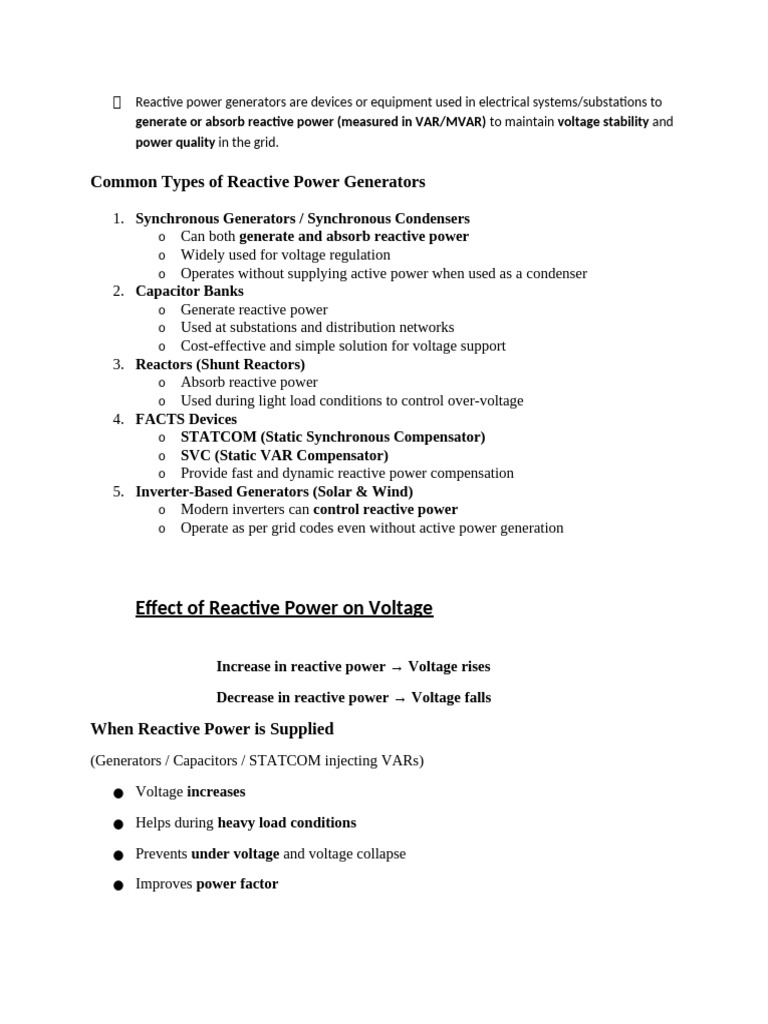 Reactive Power 1 | PDF | Ac Power | Electric Power Transmission