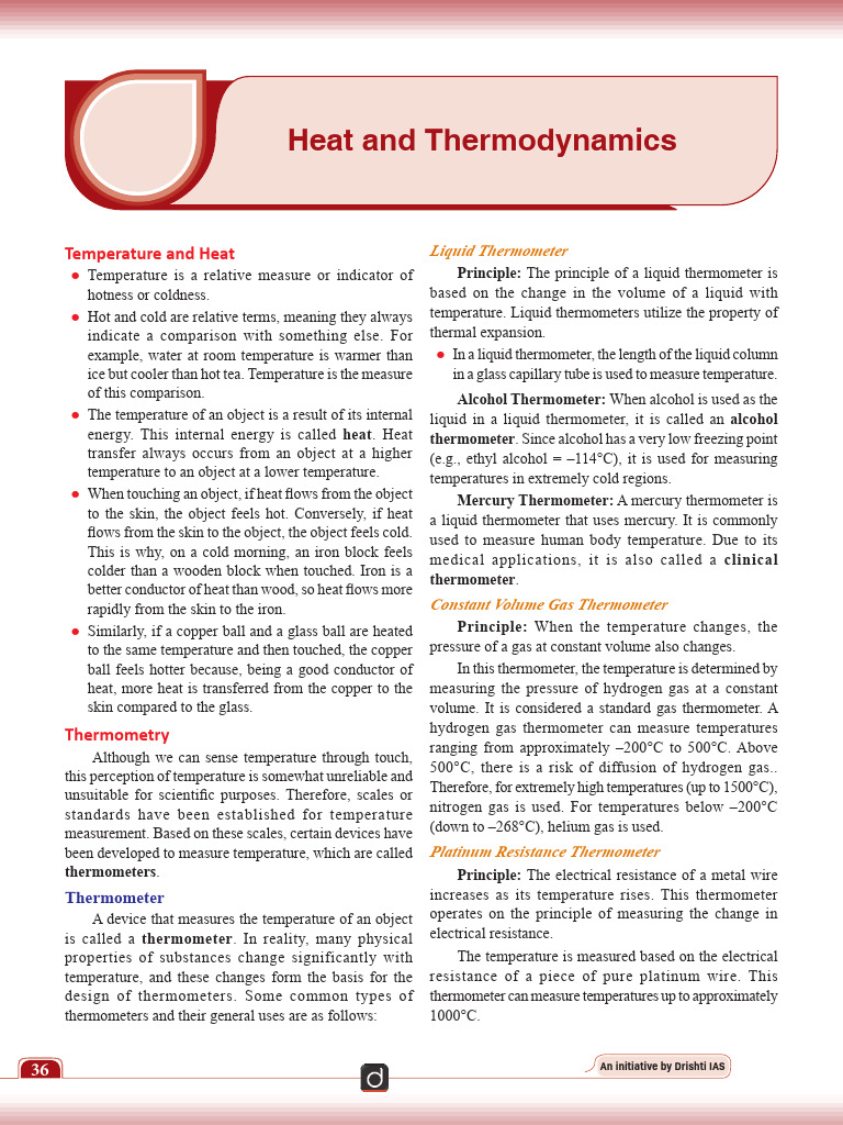 Physics Heat Thermodynamics | PDF | Thermal Expansion | Latent Heat