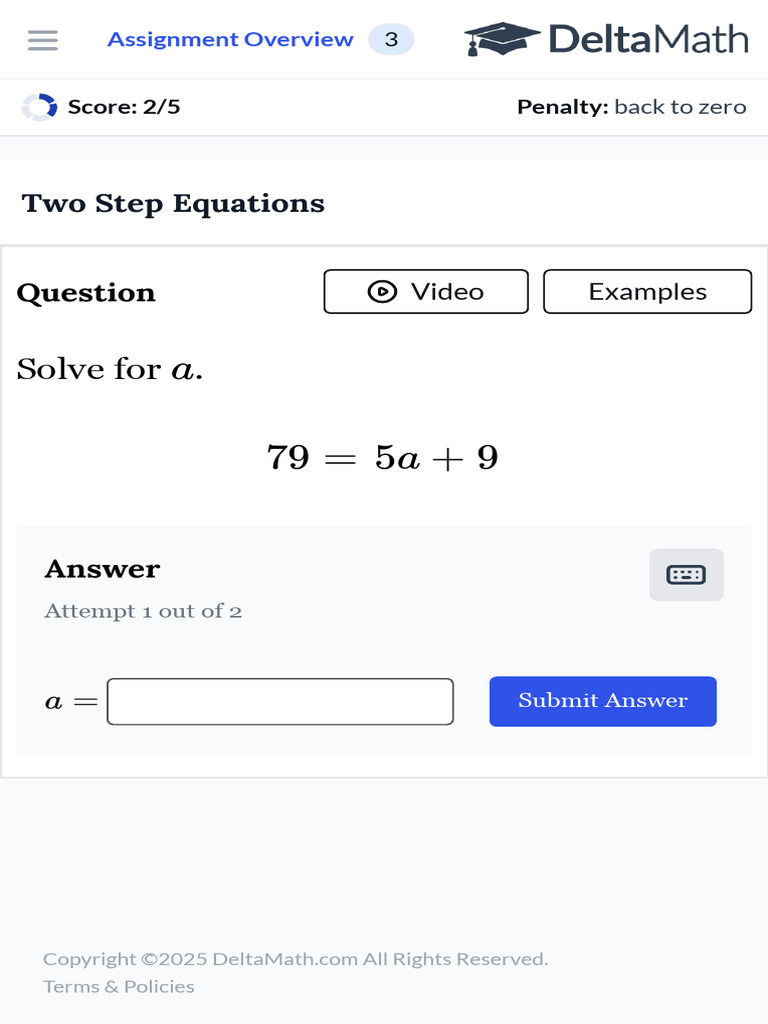 DeltaMath Student Application 11 | PDF