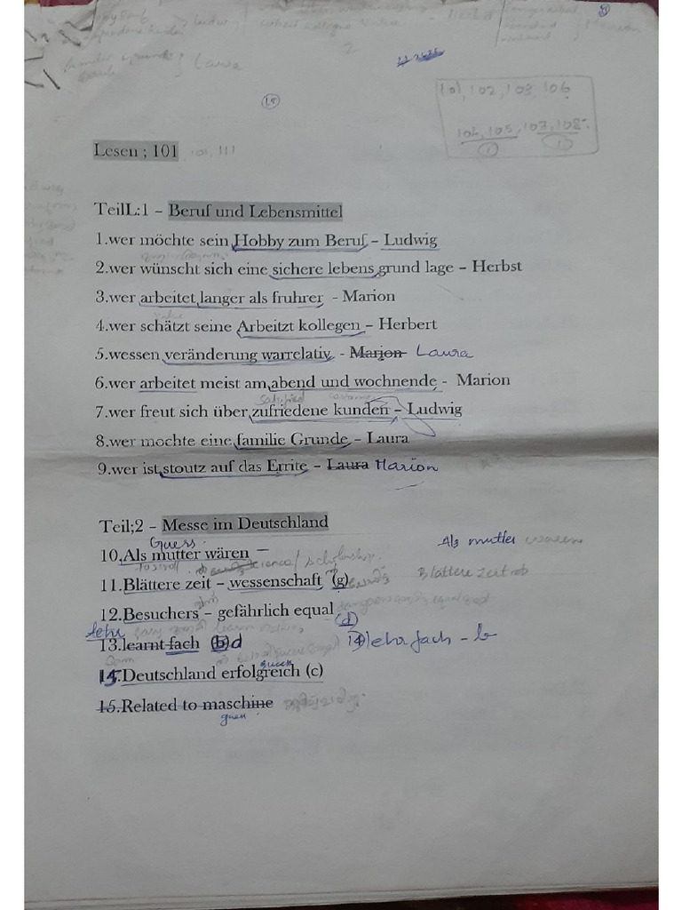 Lesen b2 Code | PDF