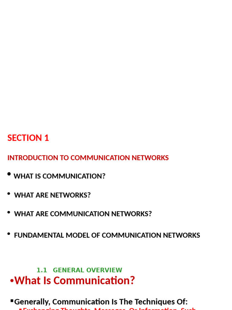 CHAPTER 1 | PDF | Computer Network | Telecommunications