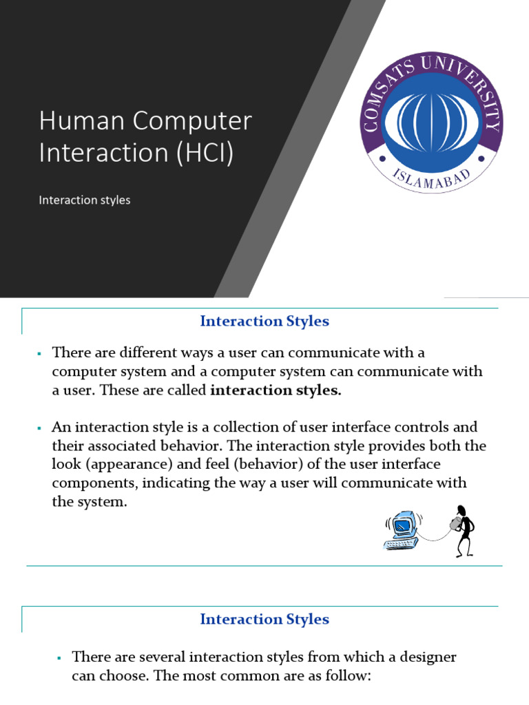 Interaction Paradiagms B | PDF | Graphical User Interfaces | Menu ...