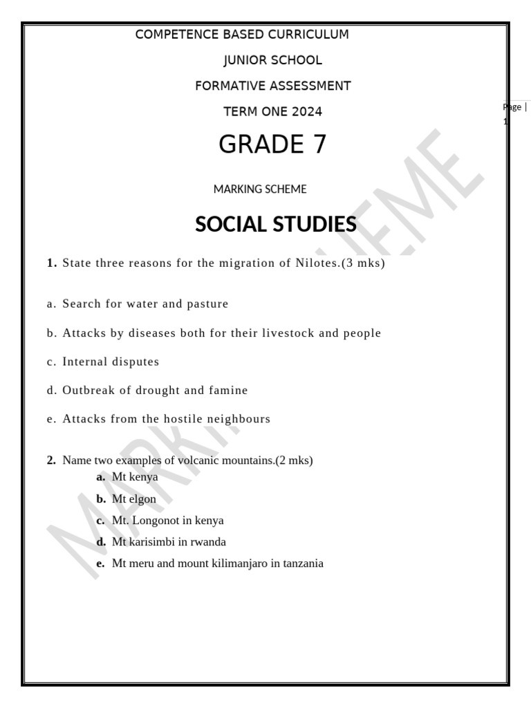 Grade 7 Social Studies Ms4 | PDF | Earth | Adolescence