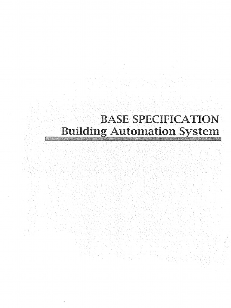 Base Specification BAS | PDF
