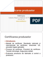 Certificarea Produselor