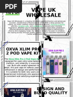 OXVA XLIM Pro 2 User Manual | PDF | Electronic Cigarette