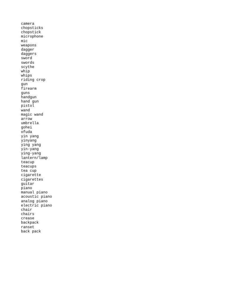 Items | PDF