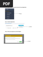 UTT Online Course Registration Guide | PDF
