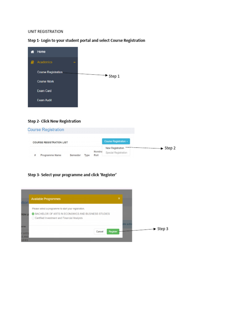 Unit Registration Manual | PDF