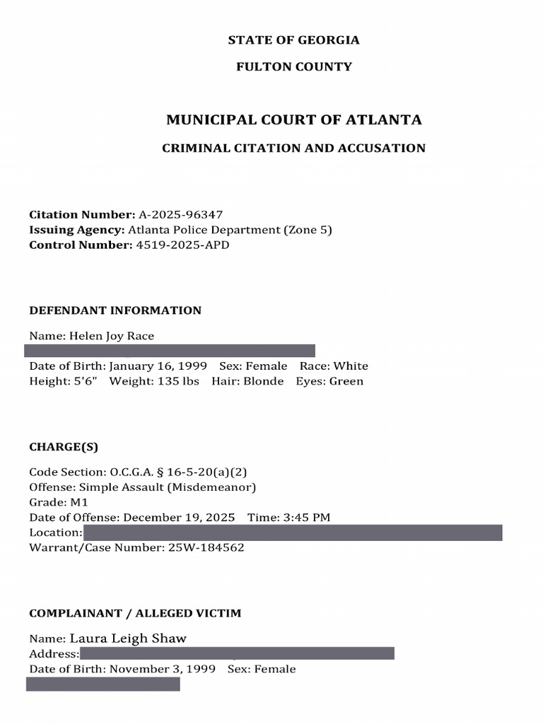 Criminal Citation and Accusation | PDF
