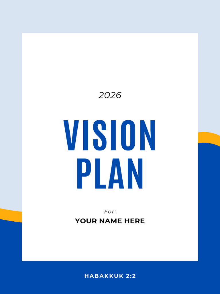 2026 Vision Plan Template | PDF | Goal | Disciplines