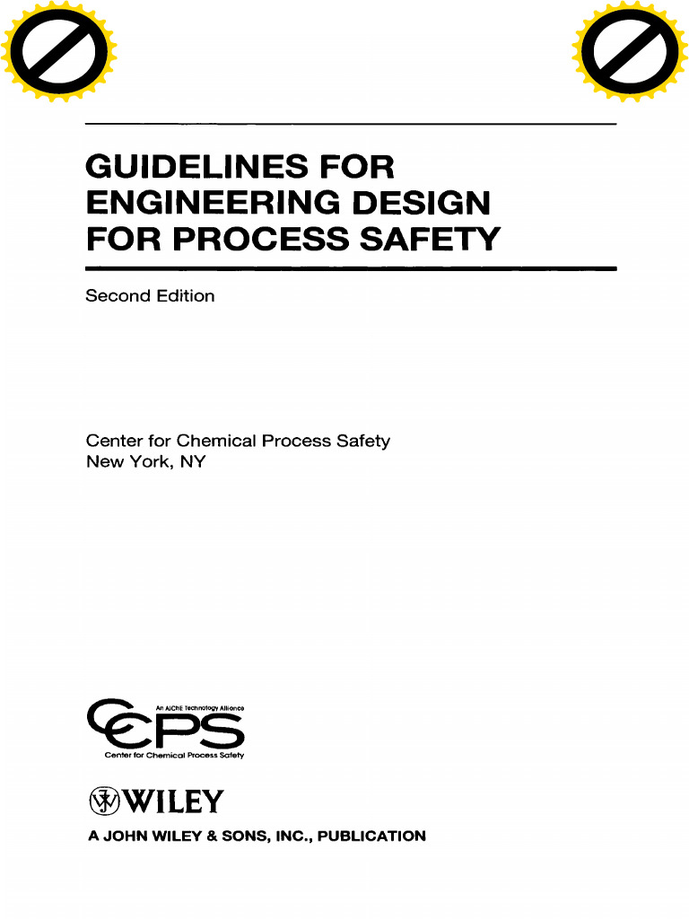 CCPS Guidelines For Engineering Design For Process Safety 2 3 | PDF