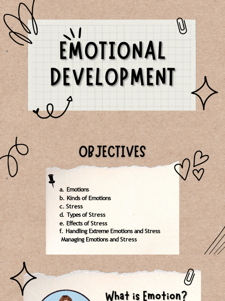 TOPIC 3 Emotional Development | PDF | Emotions | Feeling