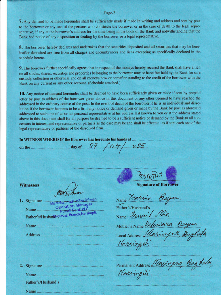 02 Agreement for Pledge of Securities | PDF | Civil Law (Common Law ...