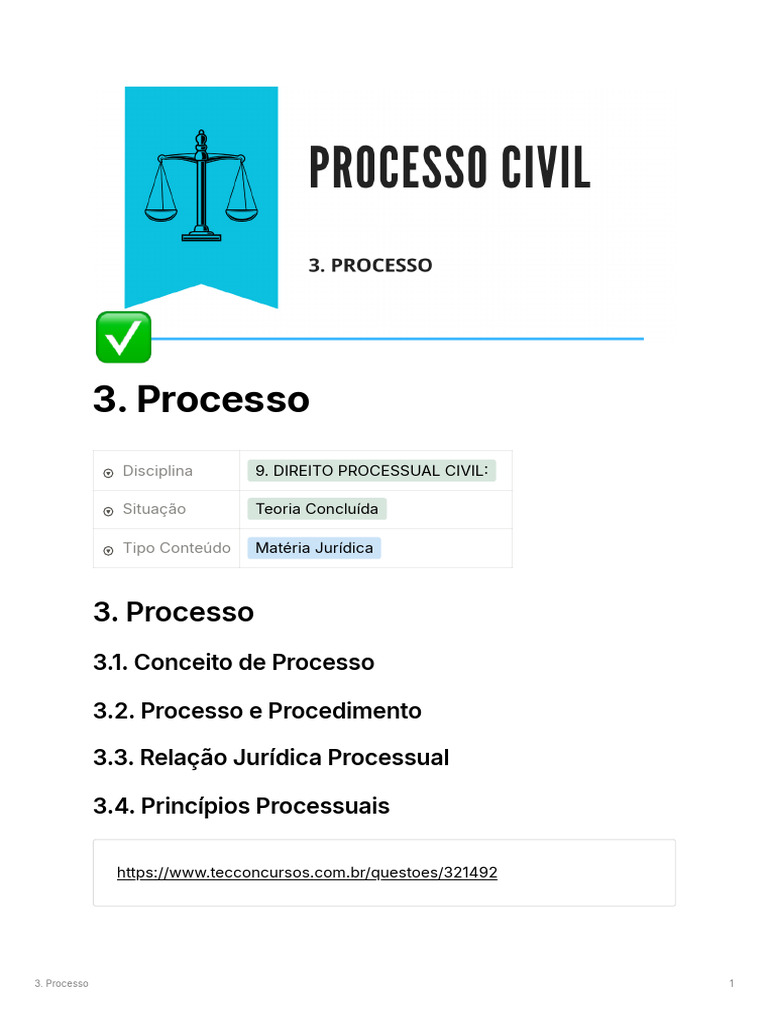 Processo | PDF