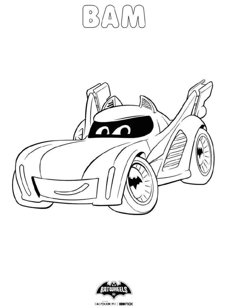 Disegni Da Colorare Batwheels 5 | PDF