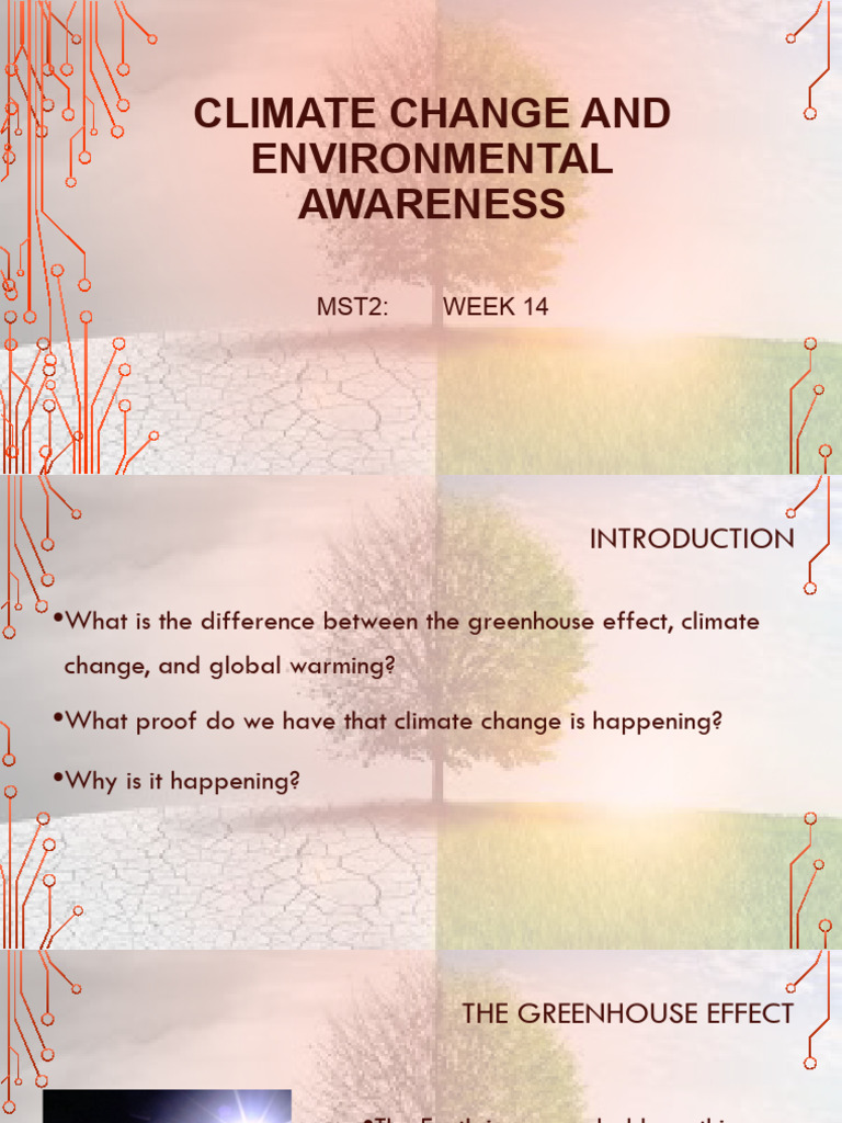 MST2 Week14 Climate Change and Environmental Awareness.pptx | PDF ...