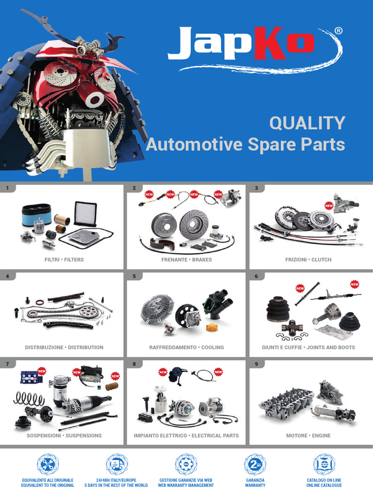 Japko Product Range Brochure | PDF | Car | Car Manufacturers