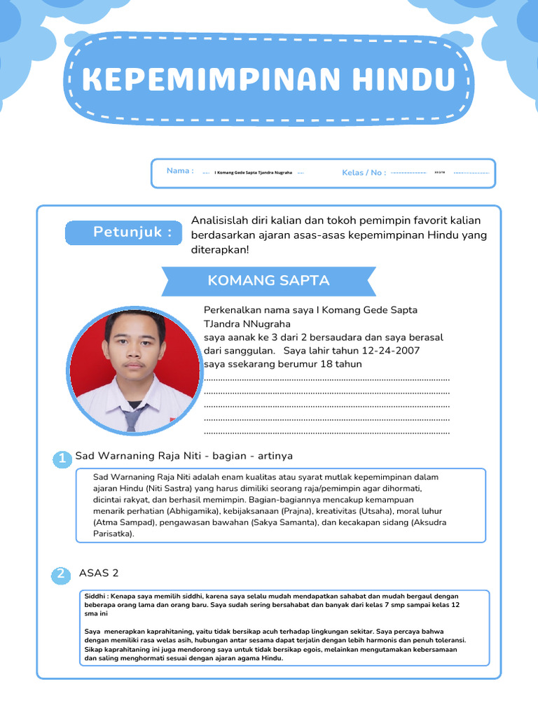 Salinan Dari LKPD Kepemimpinan Hindu - 20260127 - 095305 - 0000 | PDF
