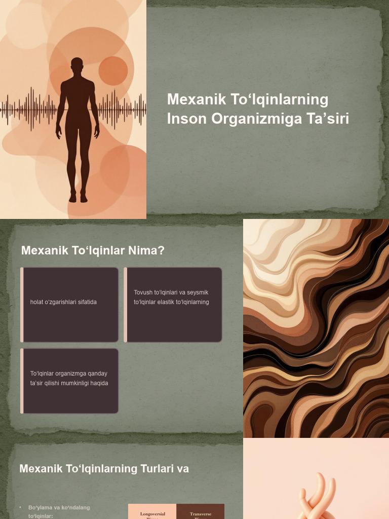 Mexanik Tolqinlarning Inson Organizmiga Tasiri | PDF