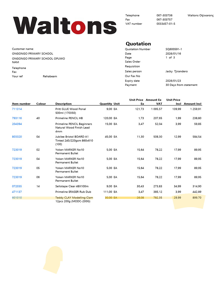 SalesQuotationReport_260116_115703_copy_copy (1) | PDF | Office Work ...