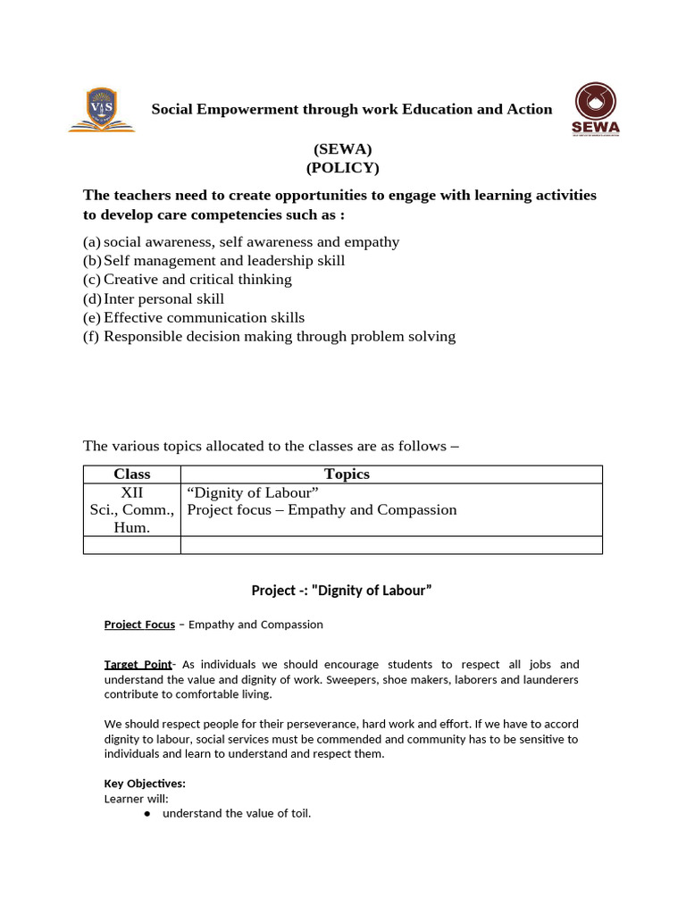 File For Students Class 12 | PDF | Learning | Empathy